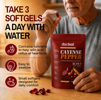 Cayenne Pepper 12-in-1 Formula Softgels