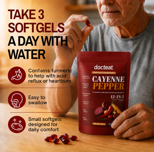 Cayenne Pepper 12-in-1 Formula Softgels